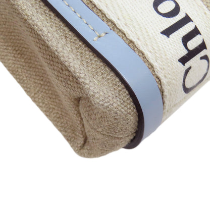 CHLOE Woody Nano 2WAY Handbag Canvas Ladies [Used]