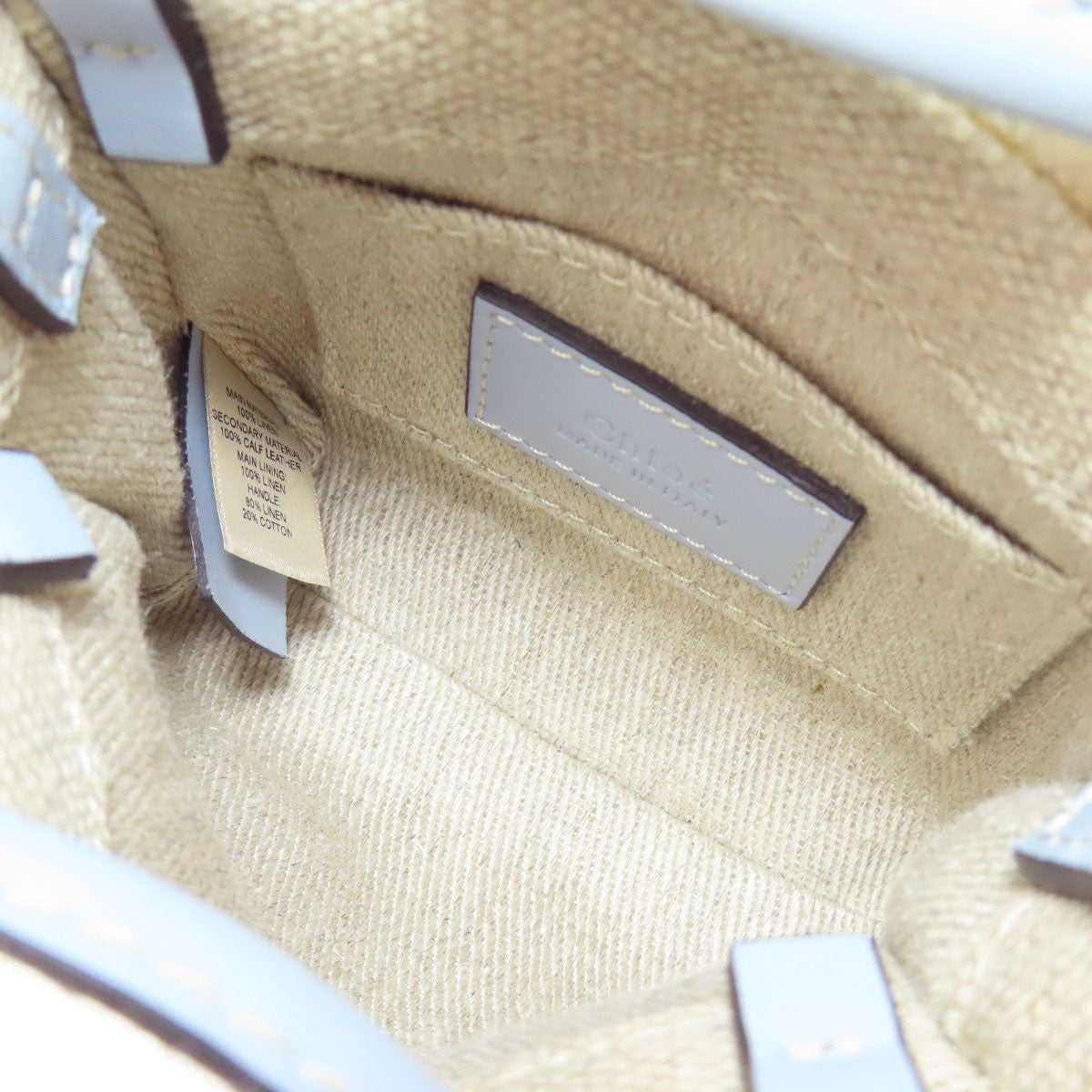 CHLOE Woody Nano 2WAY Handbag Canvas Ladies [Used]