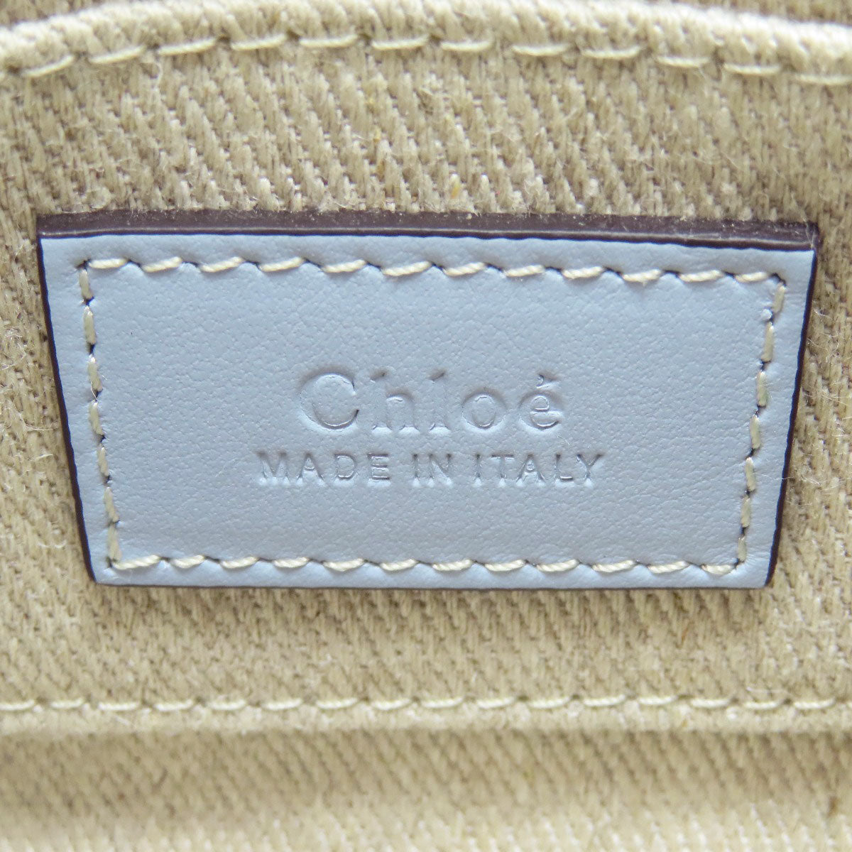 CHLOE Woody Nano 2WAY Handbag Canvas Ladies [Used]
