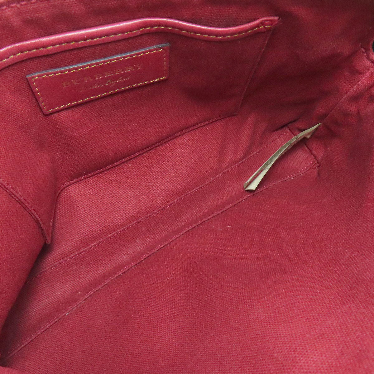 BURBERRY Checkpattern Shoulder Bag Canvas Ladies [Used]