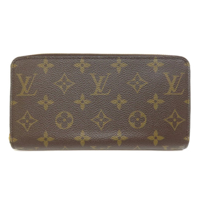 LOUIS VUITTON  M42616 Long wallet (with coin pocket) Zippy wallet Monogram canvas Ladies