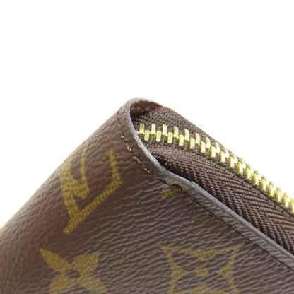 LOUIS VUITTON  M42616 Long wallet (with coin pocket) Zippy wallet Monogram canvas Ladies