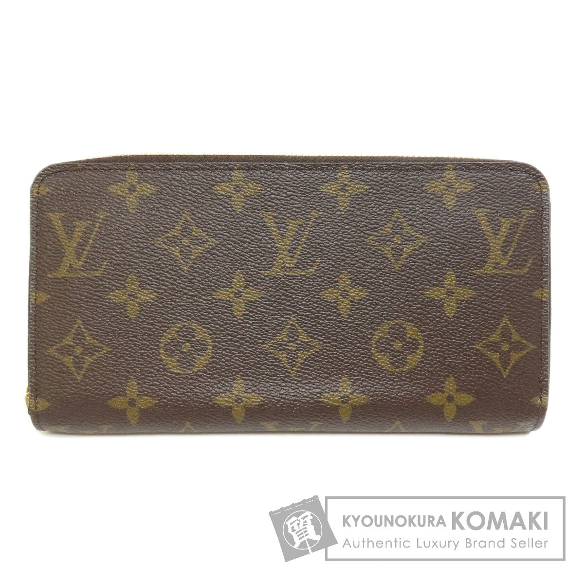 LOUIS VUITTON  M42616 Long wallet (with coin pocket) Zippy wallet Monogram canvas Ladies