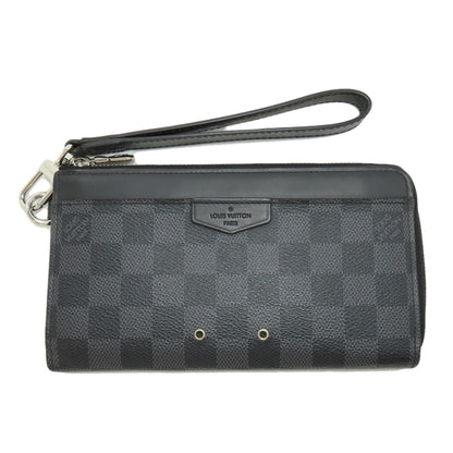 LOUIS VUITTON N60379 Zippy Dragonne Long wallet (with coin pocket) Damier canvas mens [Used]