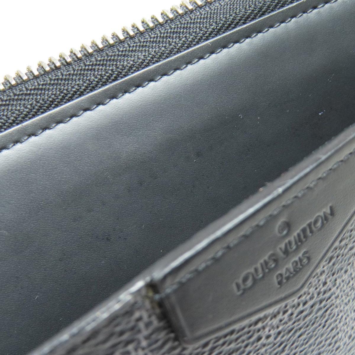 LOUIS VUITTON N60379 Zippy Dragonne Long wallet (with coin pocket) Damier canvas mens [Used]