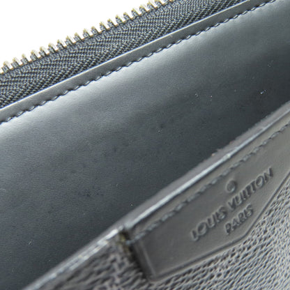 LOUIS VUITTON N60379 Zippy Dragonne Long wallet (with coin pocket) Damier canvas mens [Used]