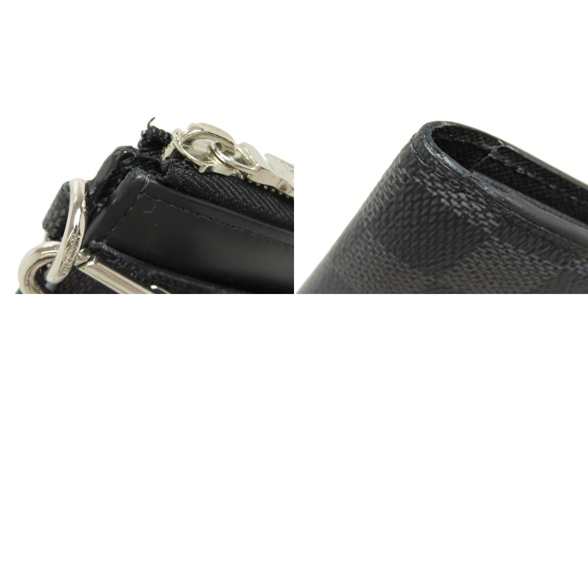 LOUIS VUITTON N60379 Zippy Dragonne Long wallet (with coin pocket) Damier canvas mens [Used]