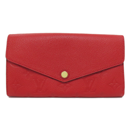 LOUIS VUITTON M61181 Portefeiulle Â· Sarah Long wallet (with coin pocket) Empreinte Ladies [Used]