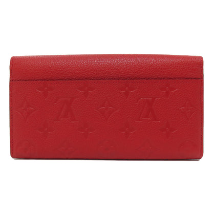 LOUIS VUITTON M61181 Portefeiulle Â· Sarah Long wallet (with coin pocket) Empreinte Ladies [Used]