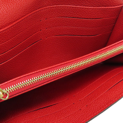 LOUIS VUITTON M61181 Portefeiulle Â· Sarah Long wallet (with coin pocket) Empreinte Ladies [Used]