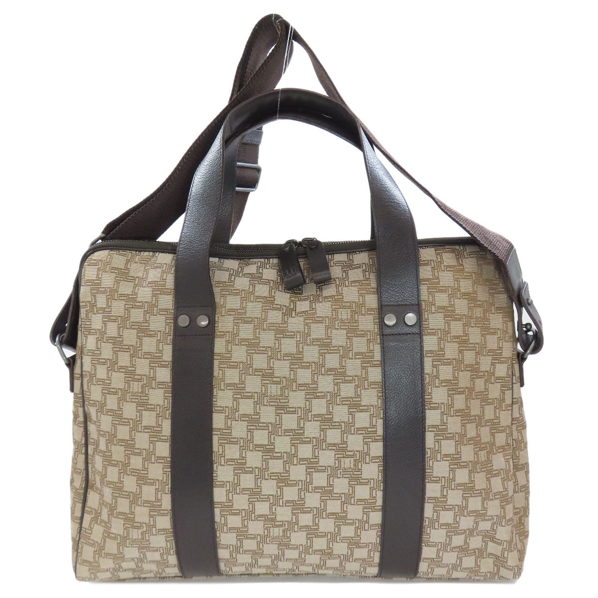 Dunhill D8 All-over Pattern 2WAY Business bag Canvas mens [Used]