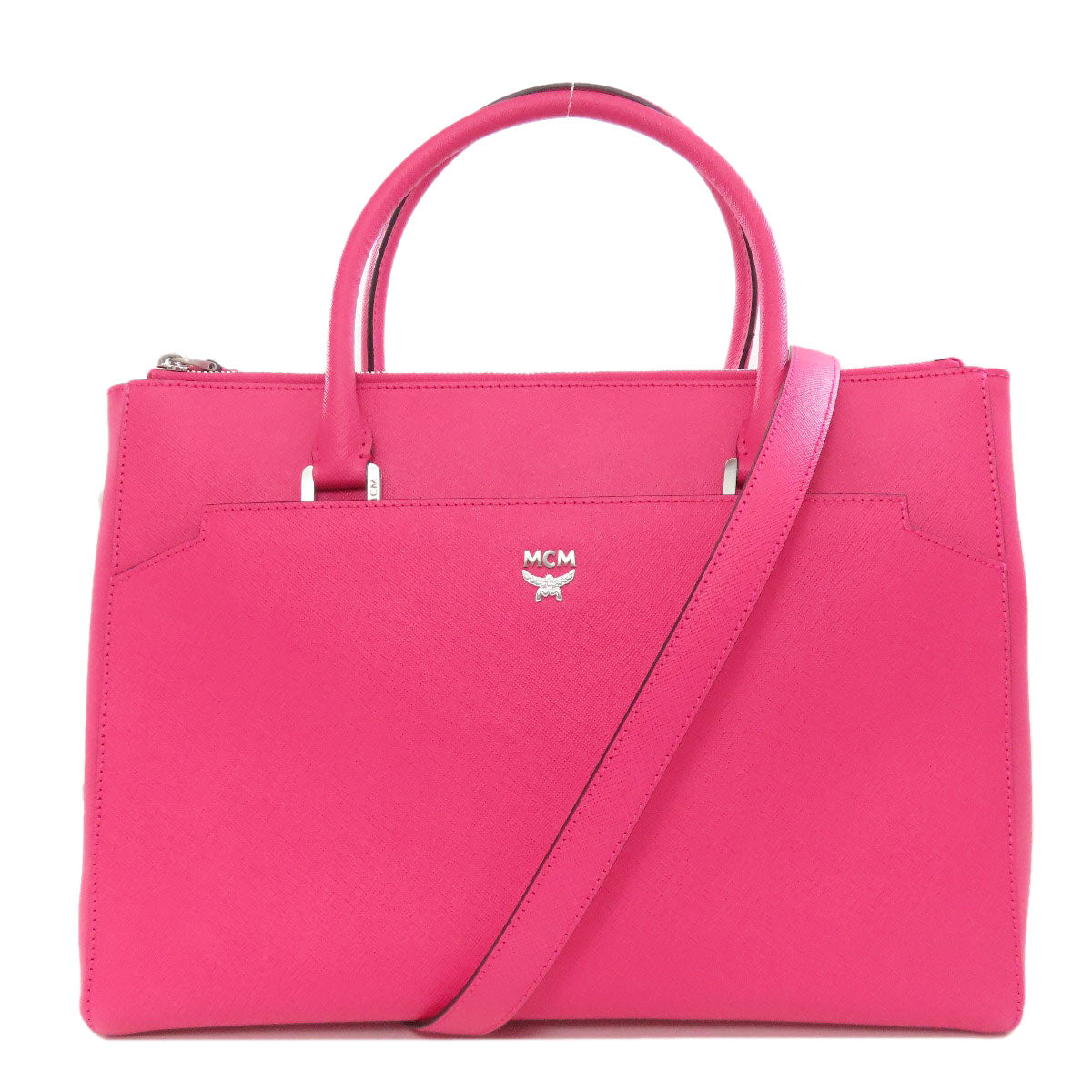 MCM   Tote Bag Logo 2WAY Leather Ladies