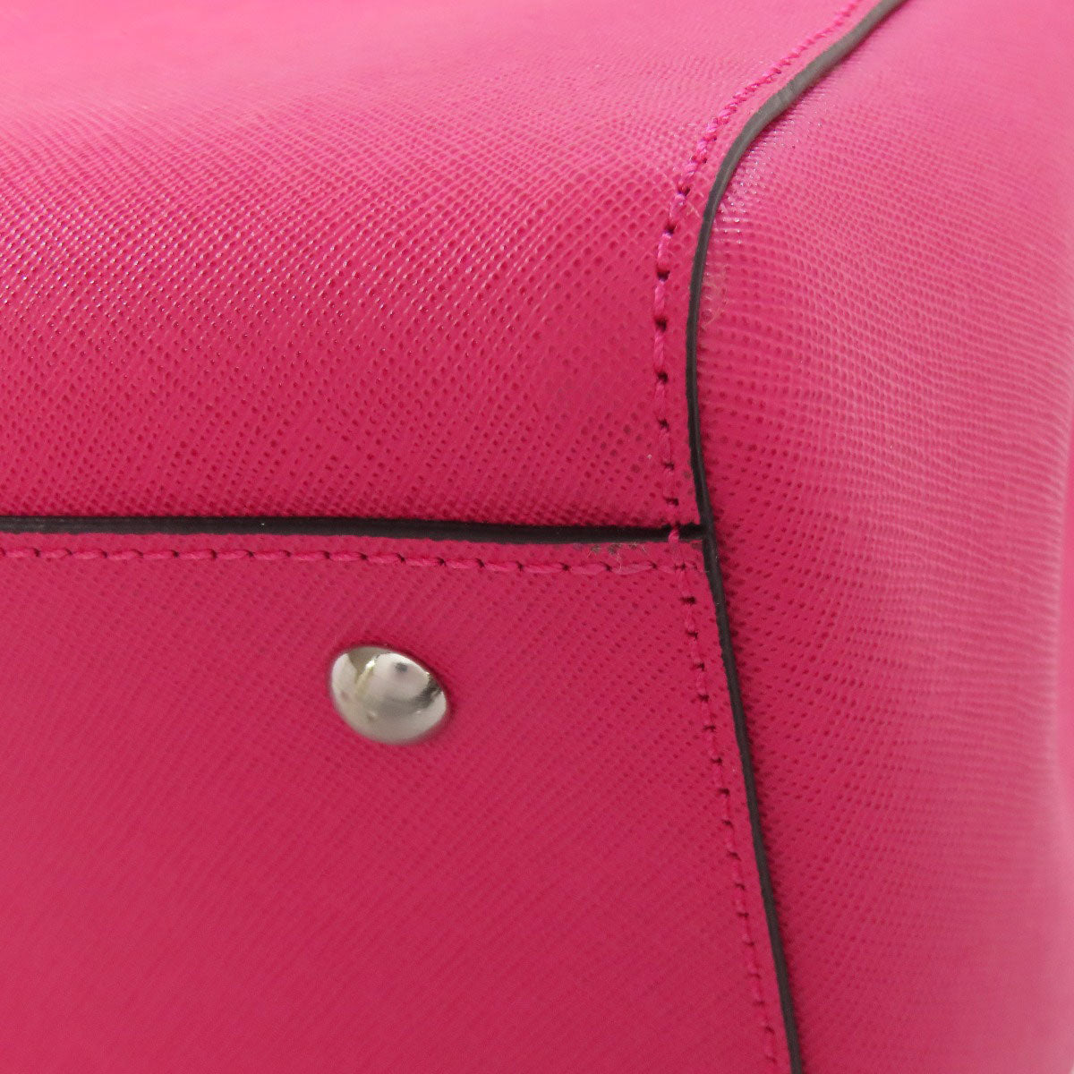 MCM Logo 2WAY Tote Bag Leather Ladies [Used]