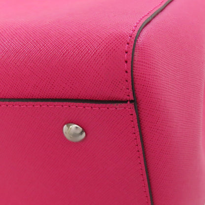 MCM Logo 2WAY Tote Bag Leather Ladies [Used]
