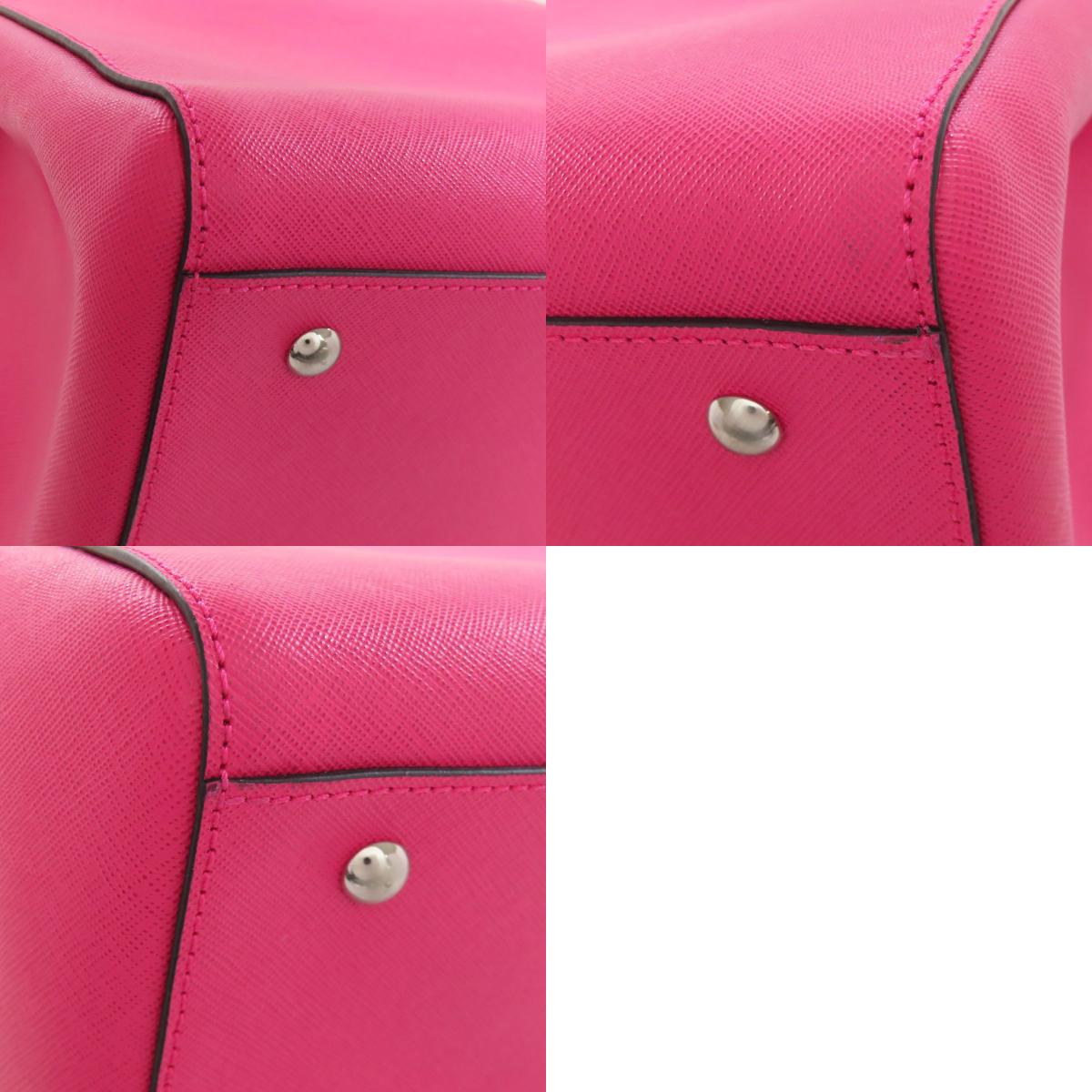 MCM Logo 2WAY Tote Bag Leather Ladies [Used]