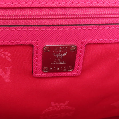 MCM Logo 2WAY Tote Bag Leather Ladies [Used]