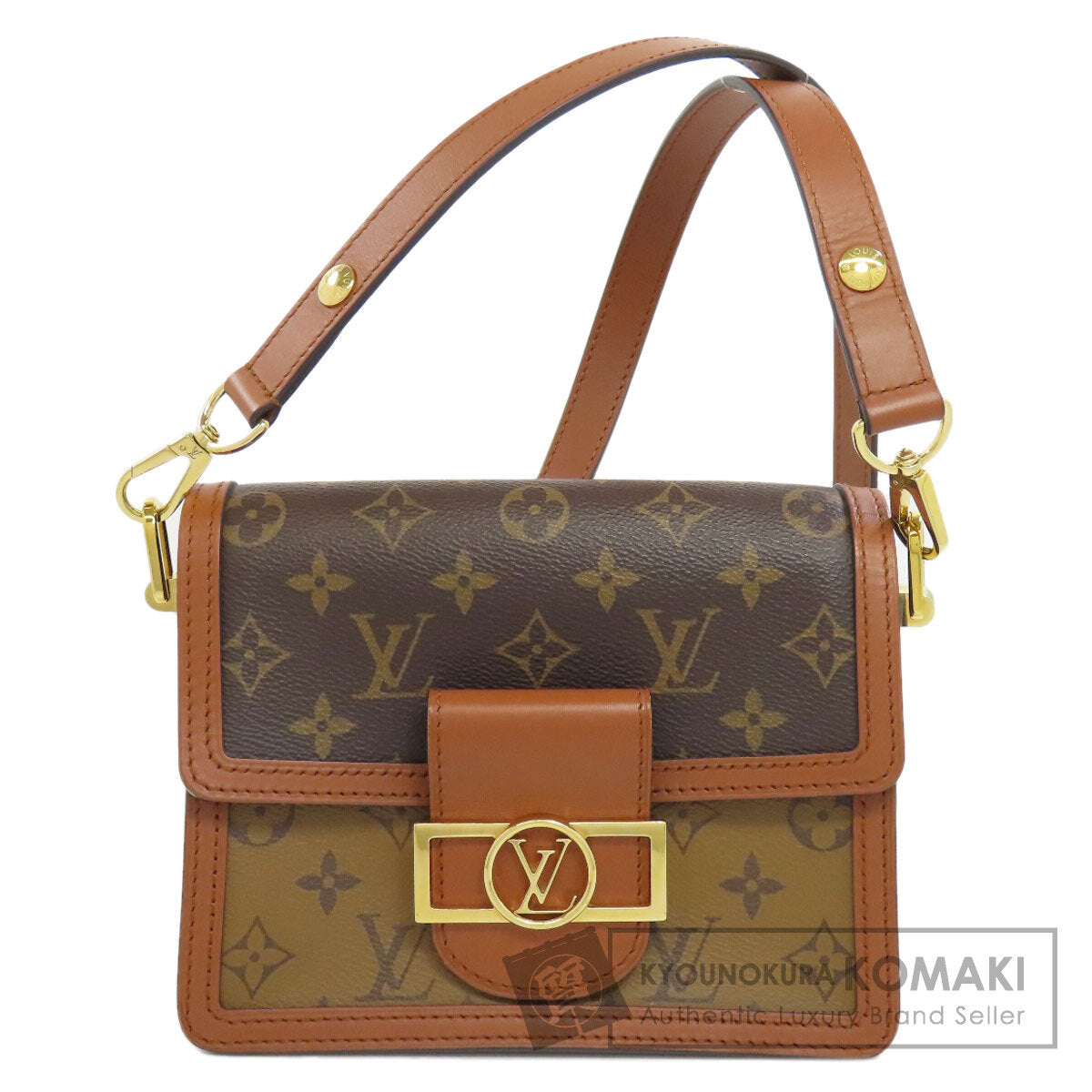 LOUIS VUITTON M45959 Daufine MINI Shoulder Bag Monogram reverse Ladies [Used]
