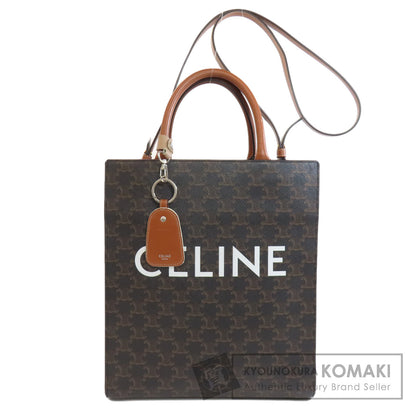 CELINE   Tote Bag Vertical Hippo Triomphe PVC Ladies