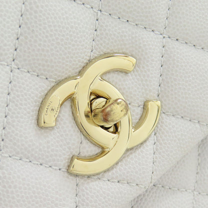 CHANEL Coco Handle 2WAY GoldHardware Handbag Grained Calfskin Skin Ladies [Used]