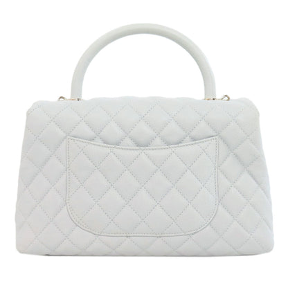 CHANEL Coco Handle 2WAY GoldHardware Handbag Grained Calfskin Skin Ladies [Used]