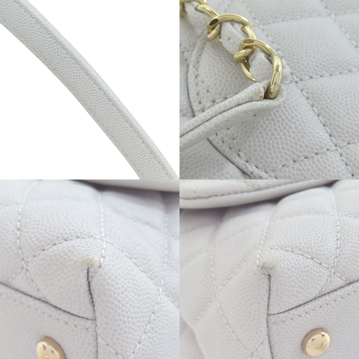 CHANEL Coco Handle 2WAY GoldHardware Handbag Grained Calfskin Skin Ladies [Used]