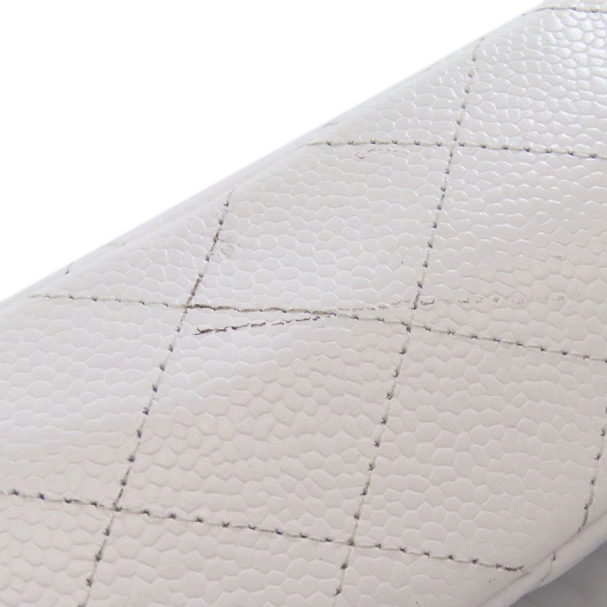 CHANEL ChainShoulder Matelasse SilverHardware Shoulder Bag Grained Calfskin Skin Ladies [Used]