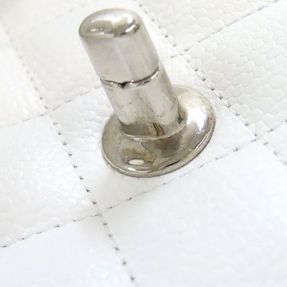 CHANEL ChainShoulder Matelasse SilverHardware Shoulder Bag Grained Calfskin Skin Ladies [Used]