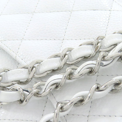 CHANEL ChainShoulder Matelasse SilverHardware Shoulder Bag Grained Calfskin Skin Ladies [Used]