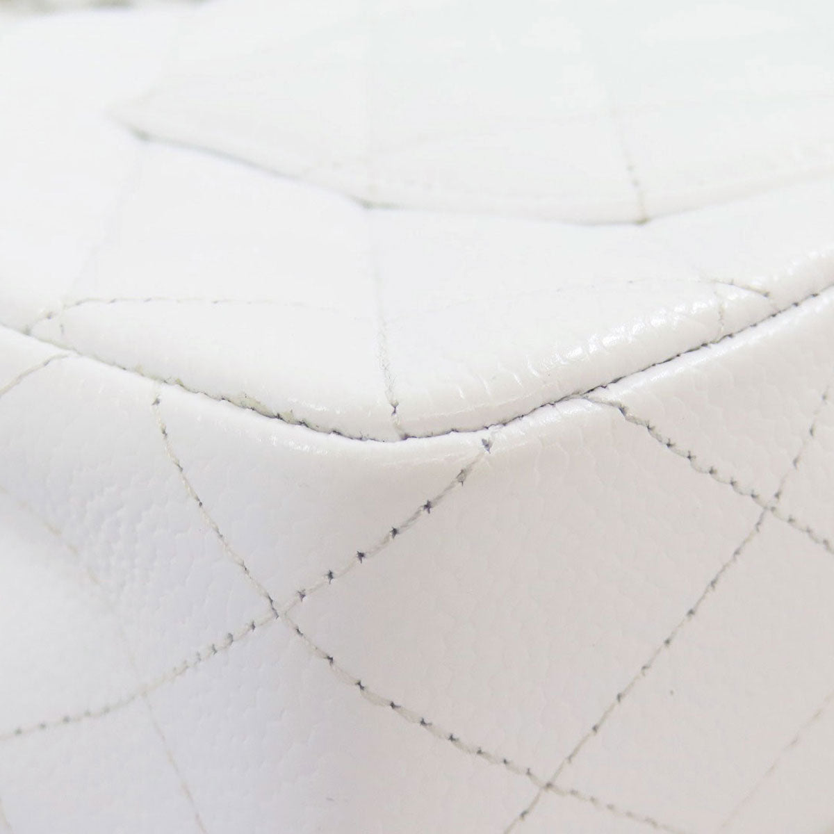 CHANEL ChainShoulder Matelasse SilverHardware Shoulder Bag Grained Calfskin Skin Ladies [Used]