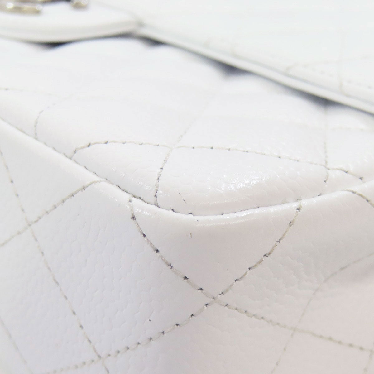 CHANEL ChainShoulder Matelasse SilverHardware Shoulder Bag Grained Calfskin Skin Ladies [Used]