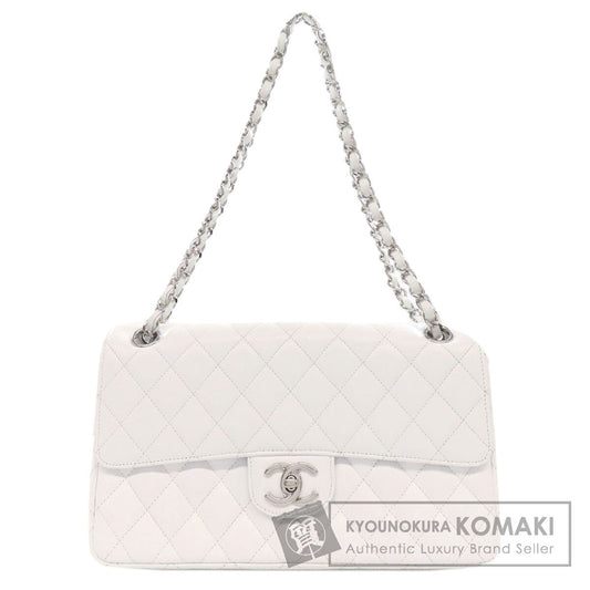 CHANEL ChainShoulder Matelasse SilverHardware Shoulder Bag Grained Calfskin Skin Ladies [Used]