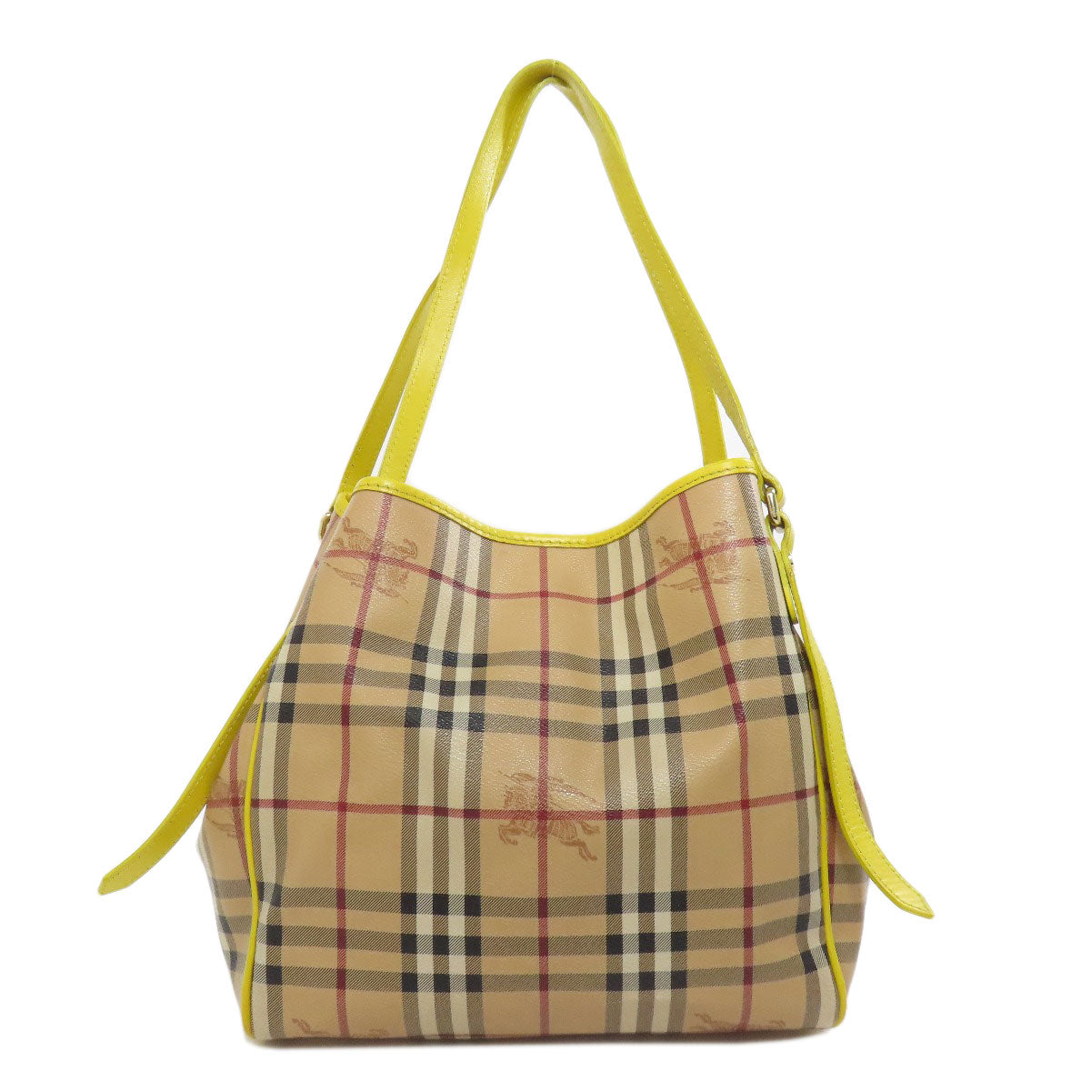 BURBERRY Nova Check Tote Bag PVC Ladies [Used]
