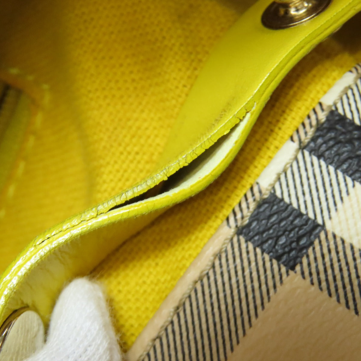 BURBERRY Nova Check Tote Bag PVC Ladies [Used]