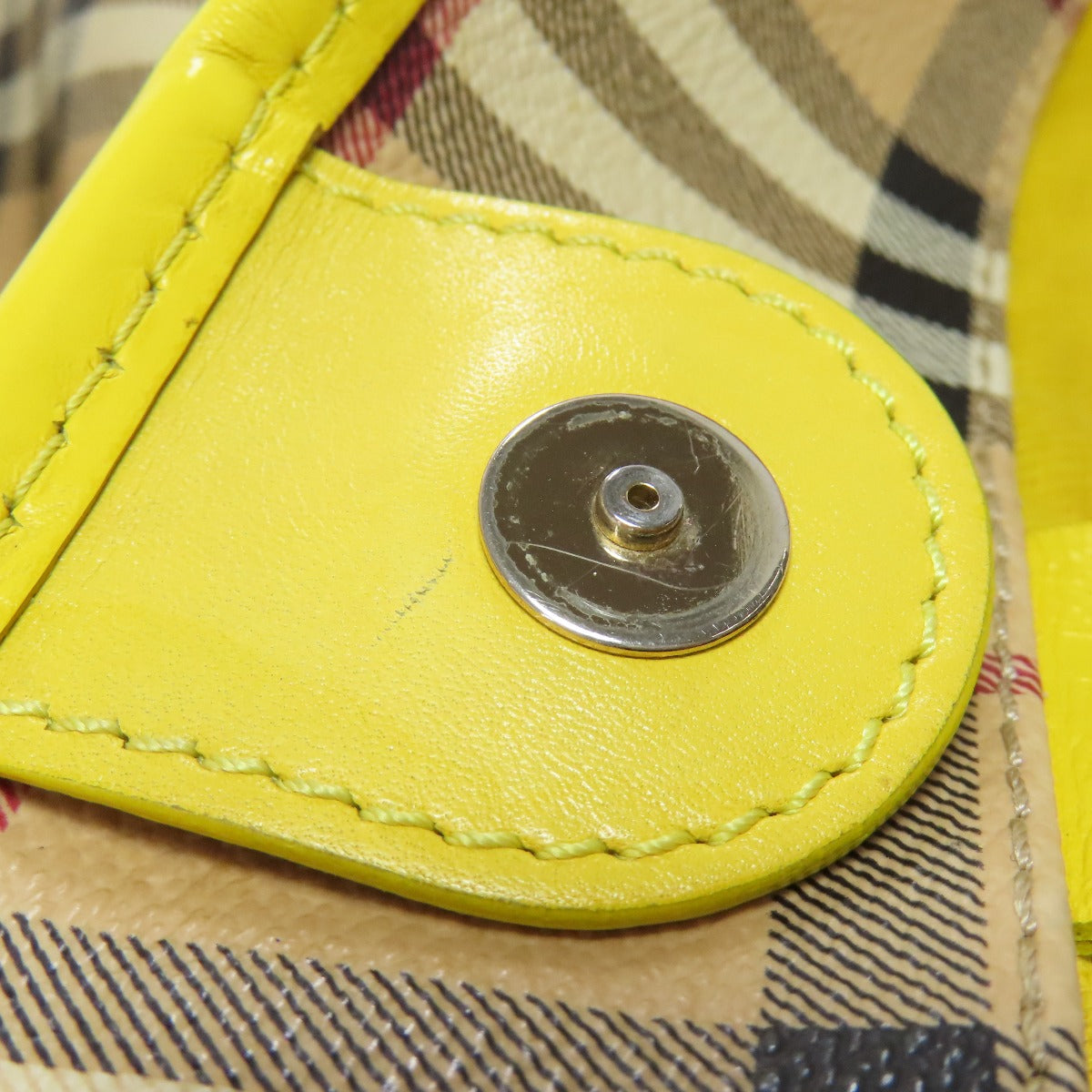 BURBERRY Nova Check Tote Bag PVC Ladies [Used]