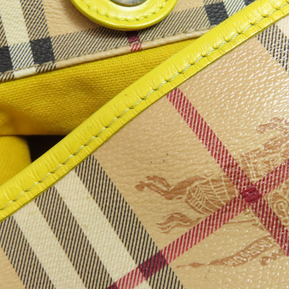 BURBERRY Nova Check Tote Bag PVC Ladies [Used]