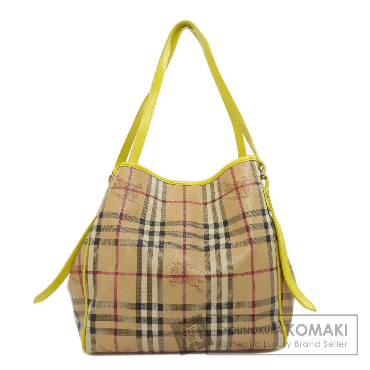 BURBERRY Nova Check Tote Bag PVC Ladies [Used]
