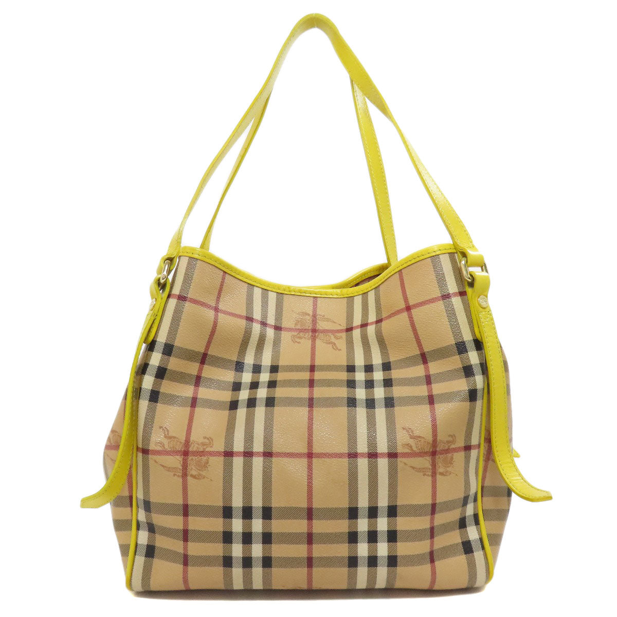 BURBERRY Nova Check Tote Bag PVC Ladies [Used]