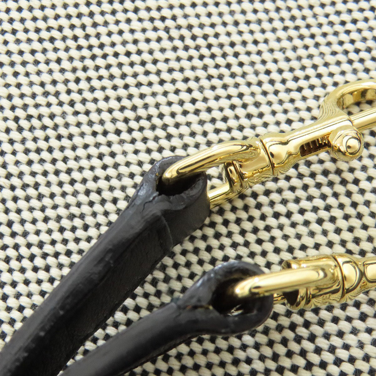 ロエベ 2WAY ハンドバッグ キャンバス/レザー レディース 【中古】【LOEWE】