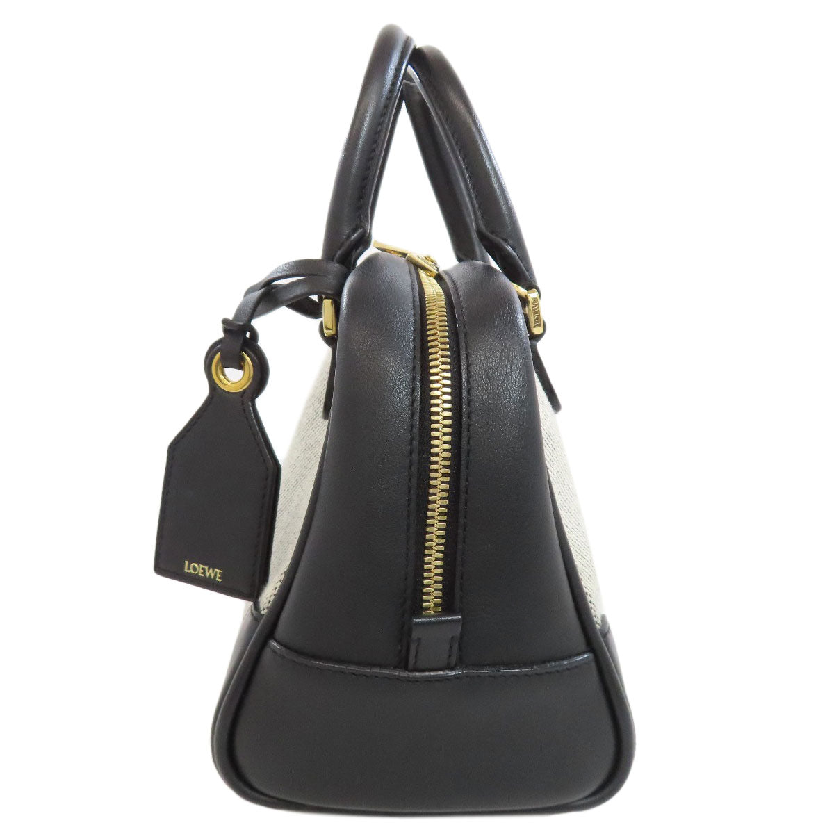 ロエベ 2WAY ハンドバッグ キャンバス/レザー レディース 【中古】【LOEWE】