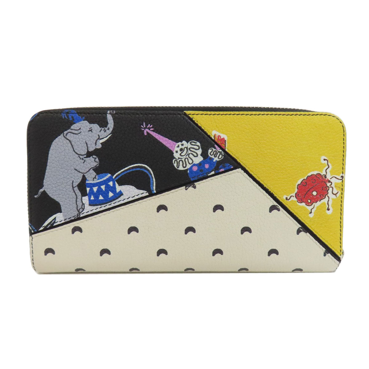 LOEWE   Long wallet (with coin pocket) Puzzle Zip Around Paula's Ibiza collaboration Calf Ladies