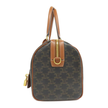 CELINE   Shoulder Bag Macadam pattern Leather Ladies