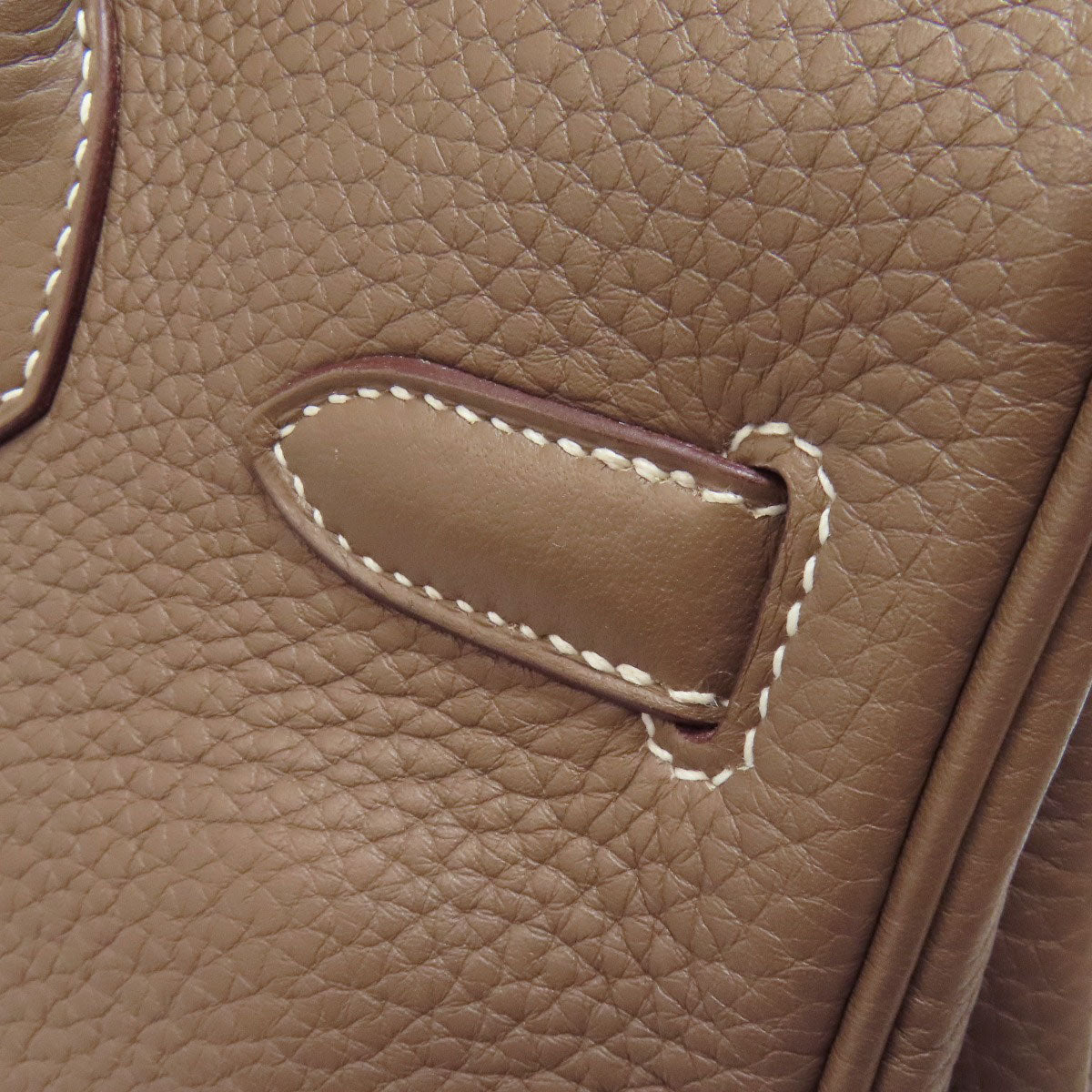 HERMES   Handbag Birkin 30 Etoupe SilverHardware Taurillon Clemence Ladies