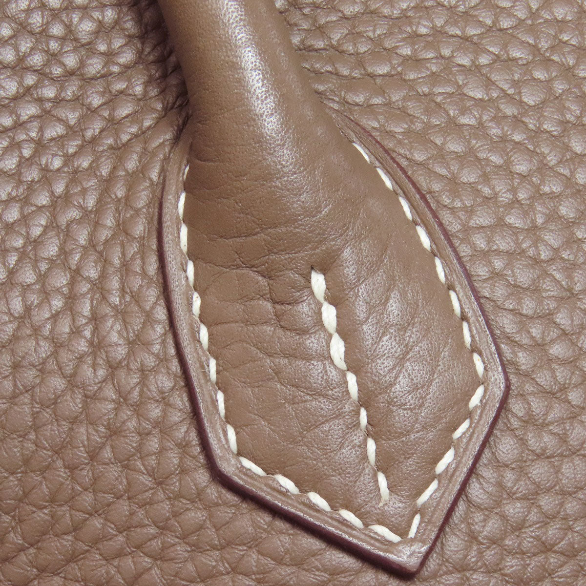 HERMES   Handbag Birkin 30 Etoupe SilverHardware Taurillon Clemence Ladies