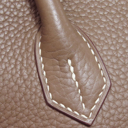 HERMES   Handbag Birkin 30 Etoupe SilverHardware Taurillon Clemence Ladies