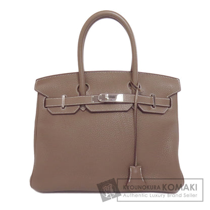 HERMES   Handbag Birkin 30 Etoupe SilverHardware Taurillon Clemence Ladies