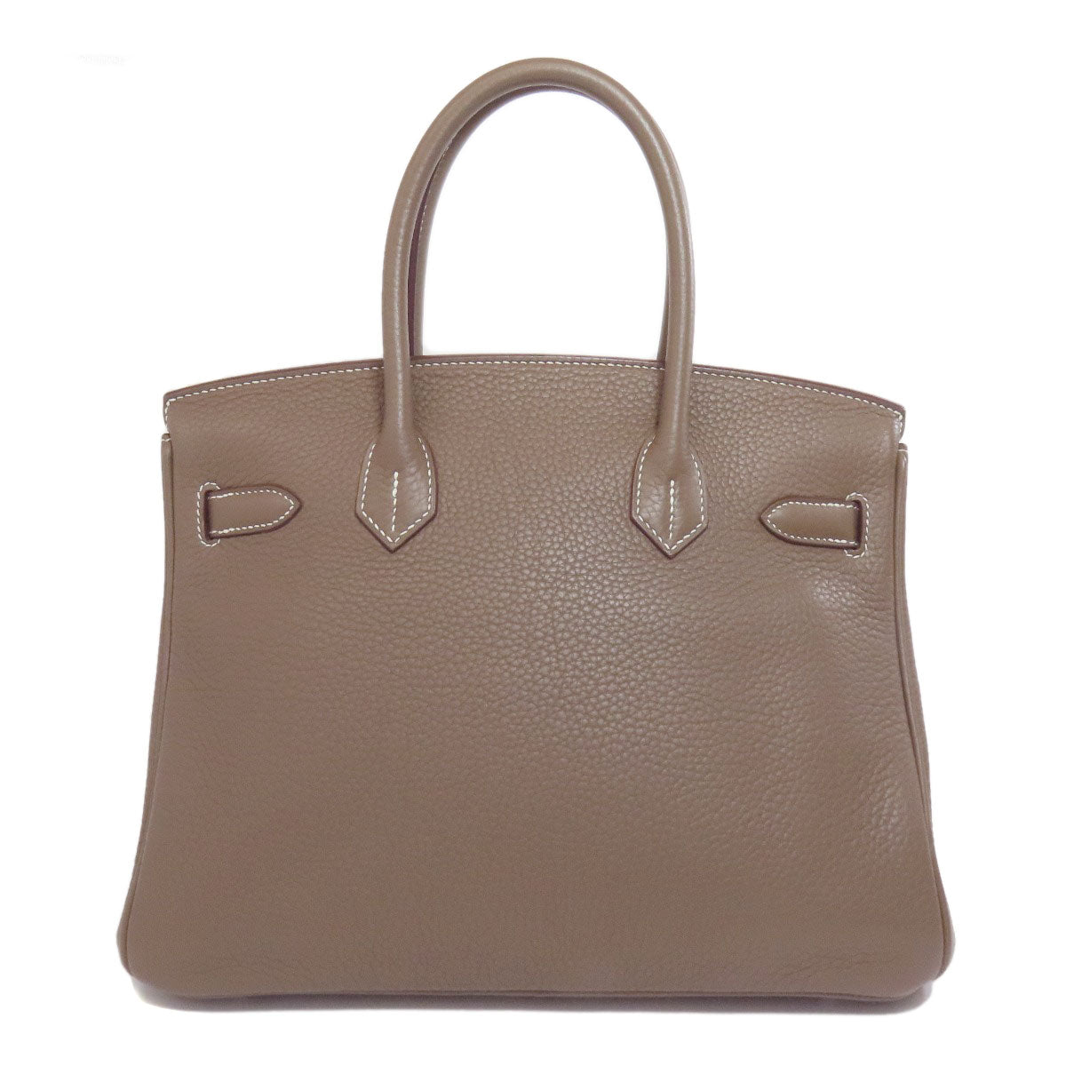 HERMES   Handbag Birkin 30 Etoupe SilverHardware Taurillon Clemence Ladies
