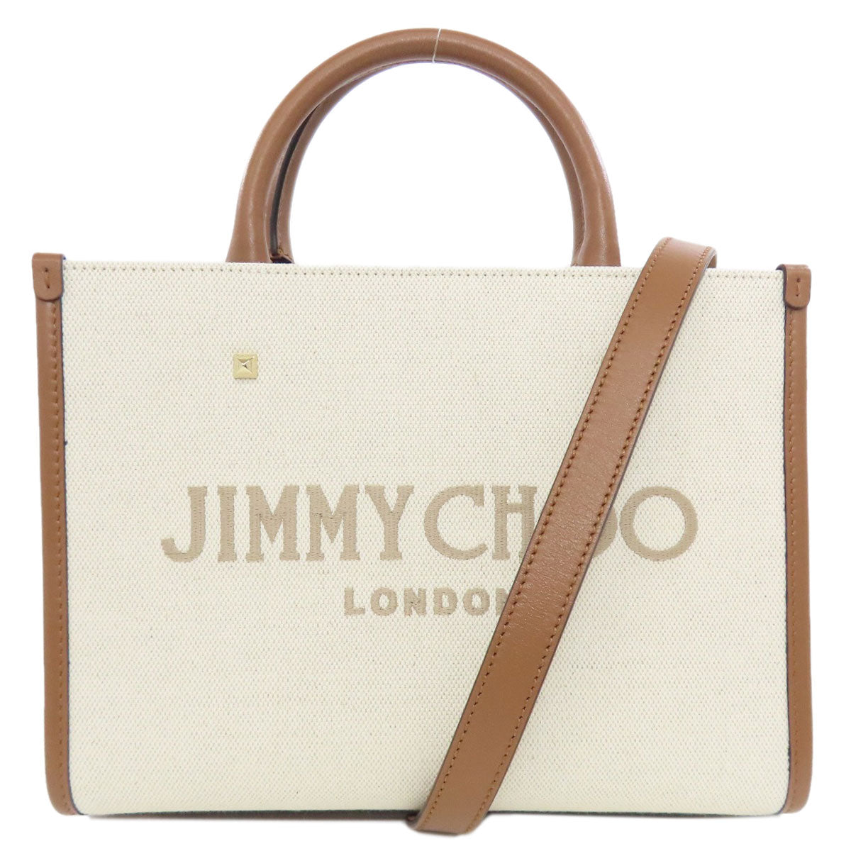 Jimmy Choo 2WAY Handbag Canvas Ladies [Used]