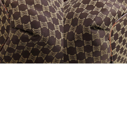 CELINE Macadam pattern Tote Bag Nylon LeatherLadies [Used]