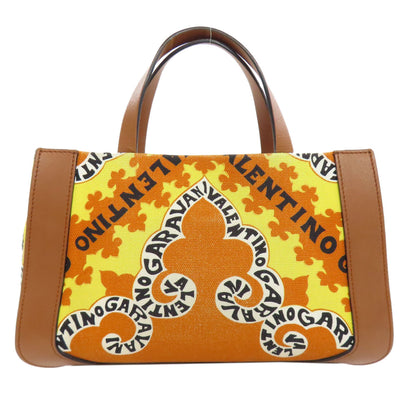 VALENTINO V logo mini bandana print 2WAY Handbag Canvas Ladies [Used]