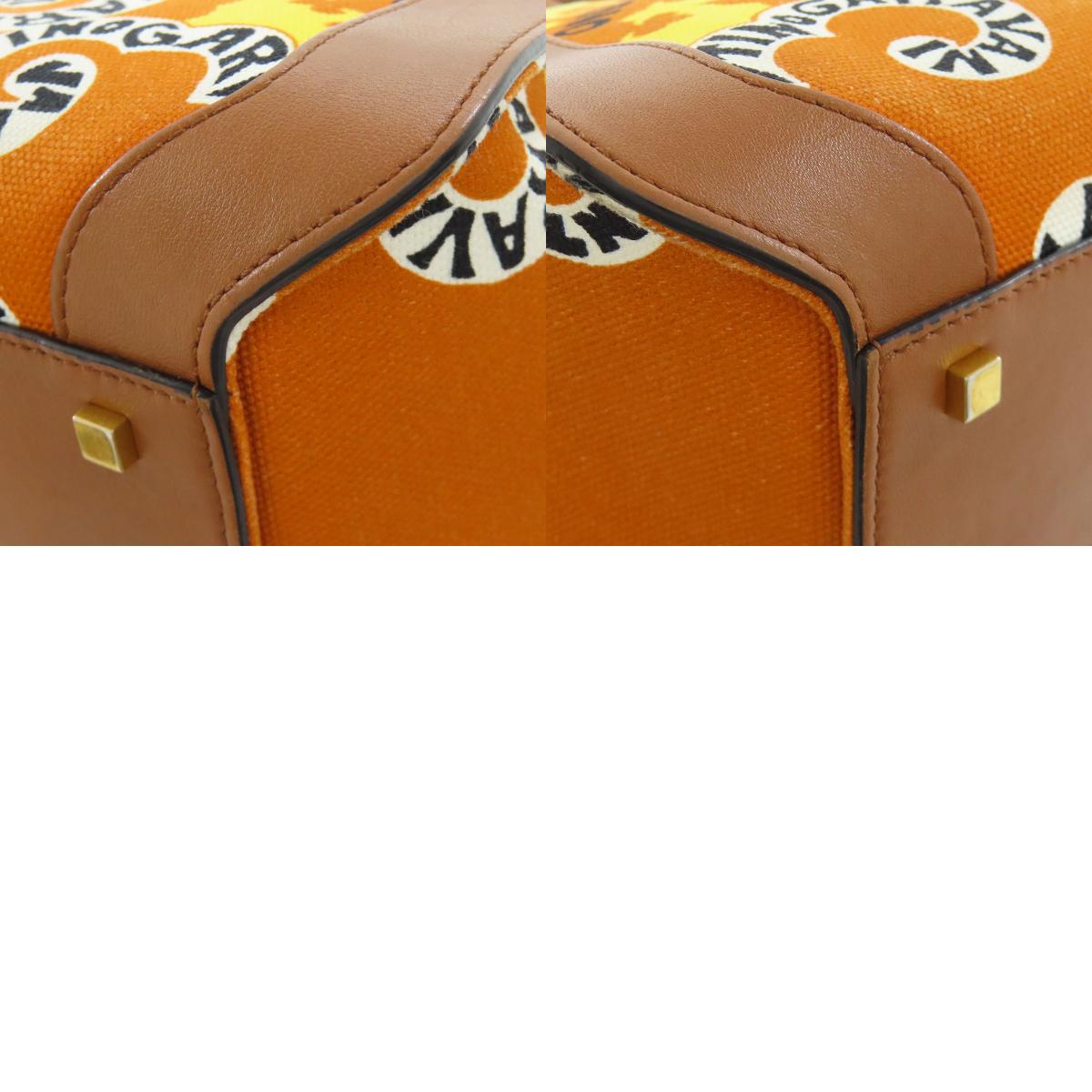 VALENTINO V logo mini bandana print 2WAY Handbag Canvas Ladies [Used]